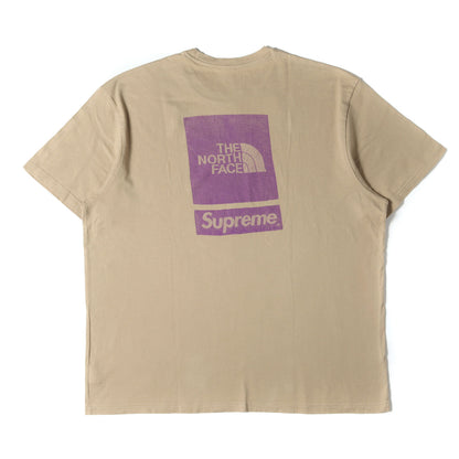 24SS ×THE NORTH FACE ロゴプリント クルーネック Tシャツ(S/S Top)