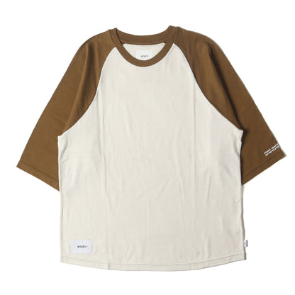 22SS 7分袖 ラグラン Tシャツ(IAN / RAGLAN / COTTON)