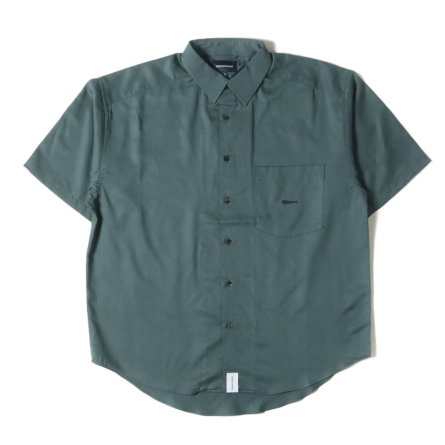 23SS ワンポイント刺繍 プレーン 半袖シャツ(PIRE SS SHIRT)