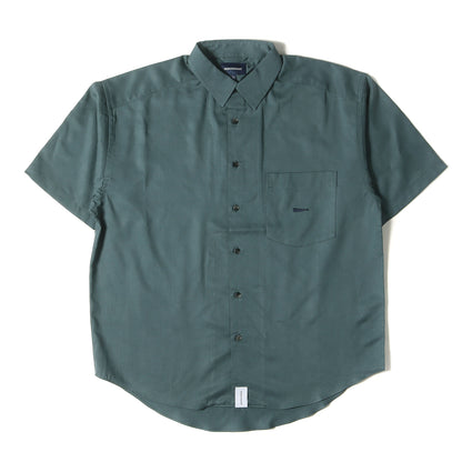 23SS ワンポイント刺繍 プレーン 半袖シャツ(PIRE SS SHIRT)