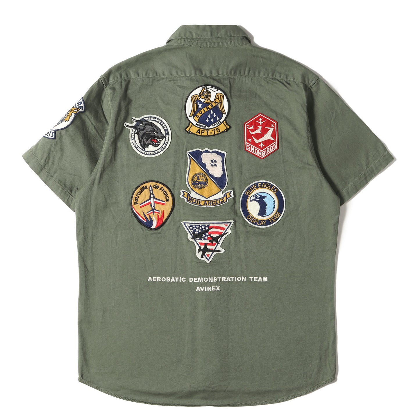 U.S.AIR FORCE パッチカスタム ミリタリー 半袖シャツ