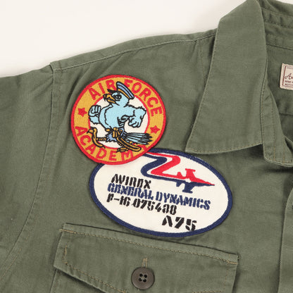 U.S.AIR FORCE パッチカスタム ミリタリー 半袖シャツ