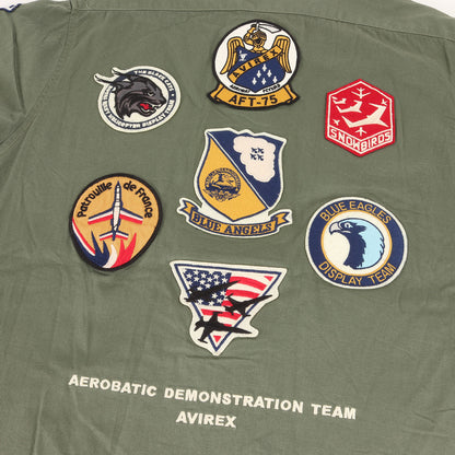 U.S.AIR FORCE パッチカスタム ミリタリー 半袖シャツ