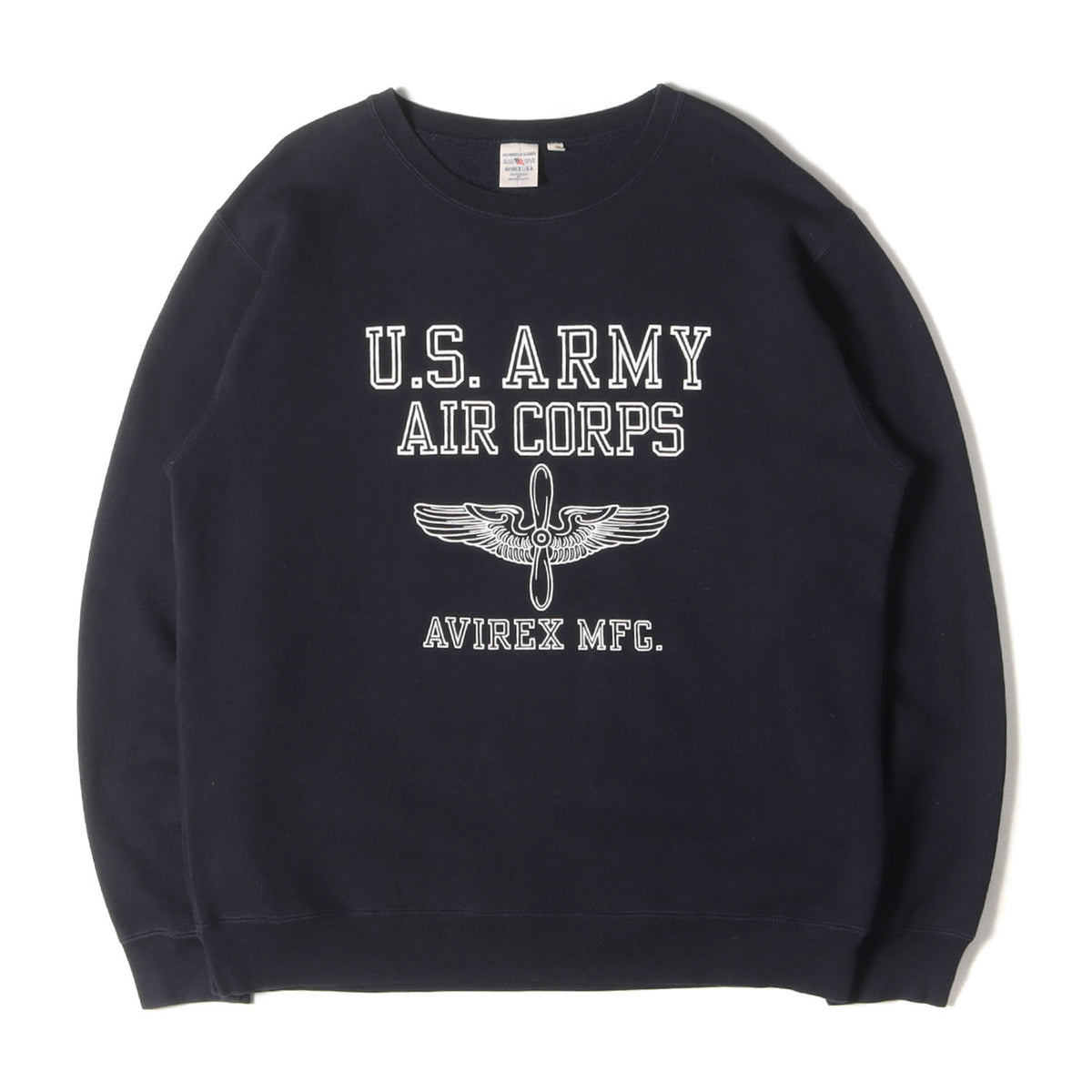 AVIREX (アヴィレックス) U.S.ARMY AIR CORPS ミリタリー スウェット 