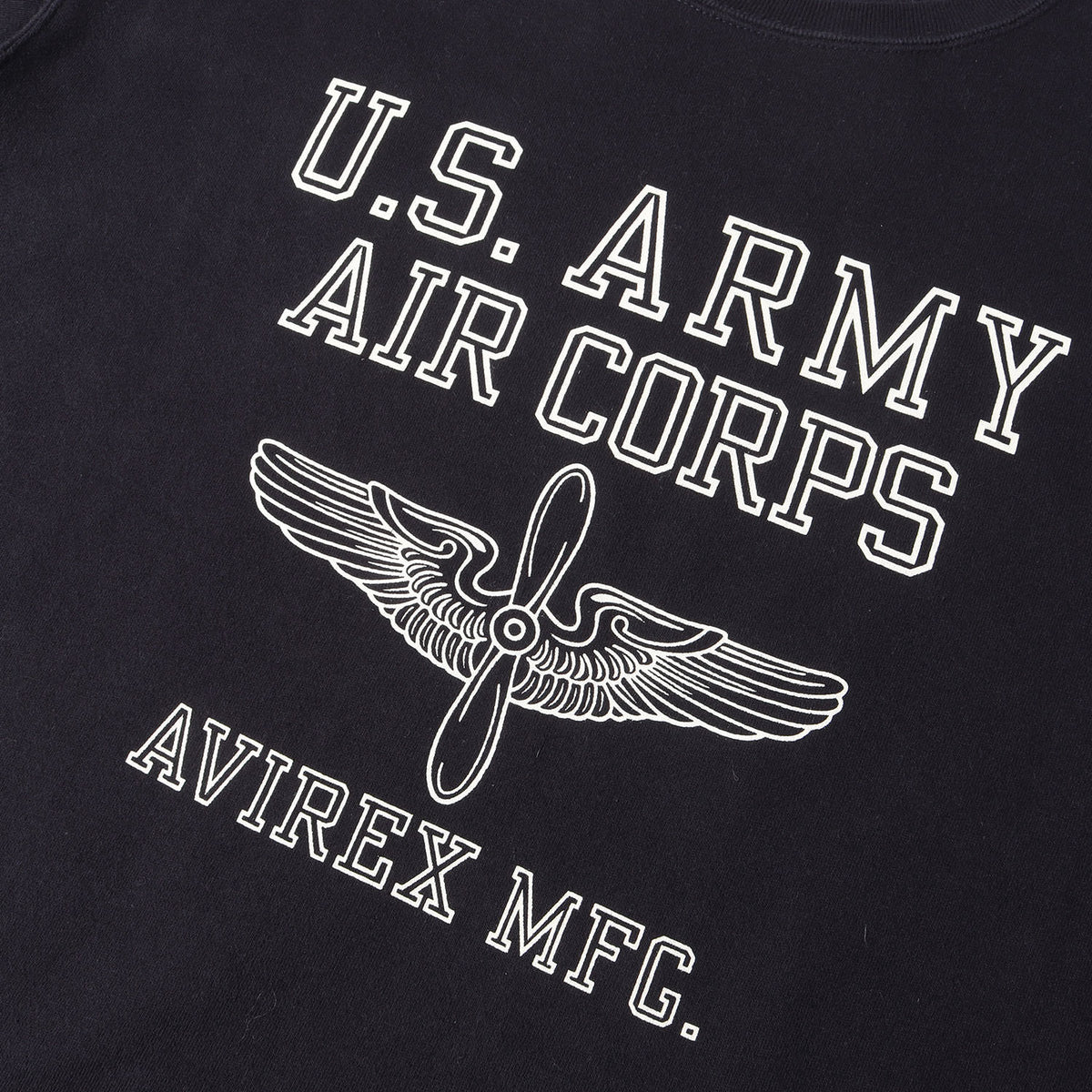 AVIREX (アヴィレックス) U.S.ARMY AIR CORPS ミリタリー スウェット 
