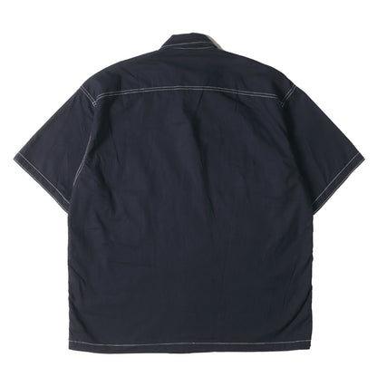 M-43タイプ リネン/コットン ミリタリー 半袖シャツ