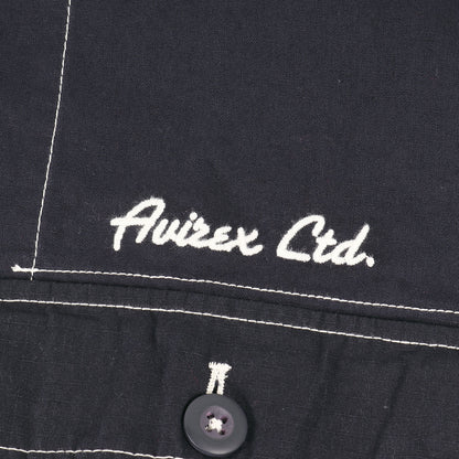 M-43タイプ リネン/コットン ミリタリー 半袖シャツ