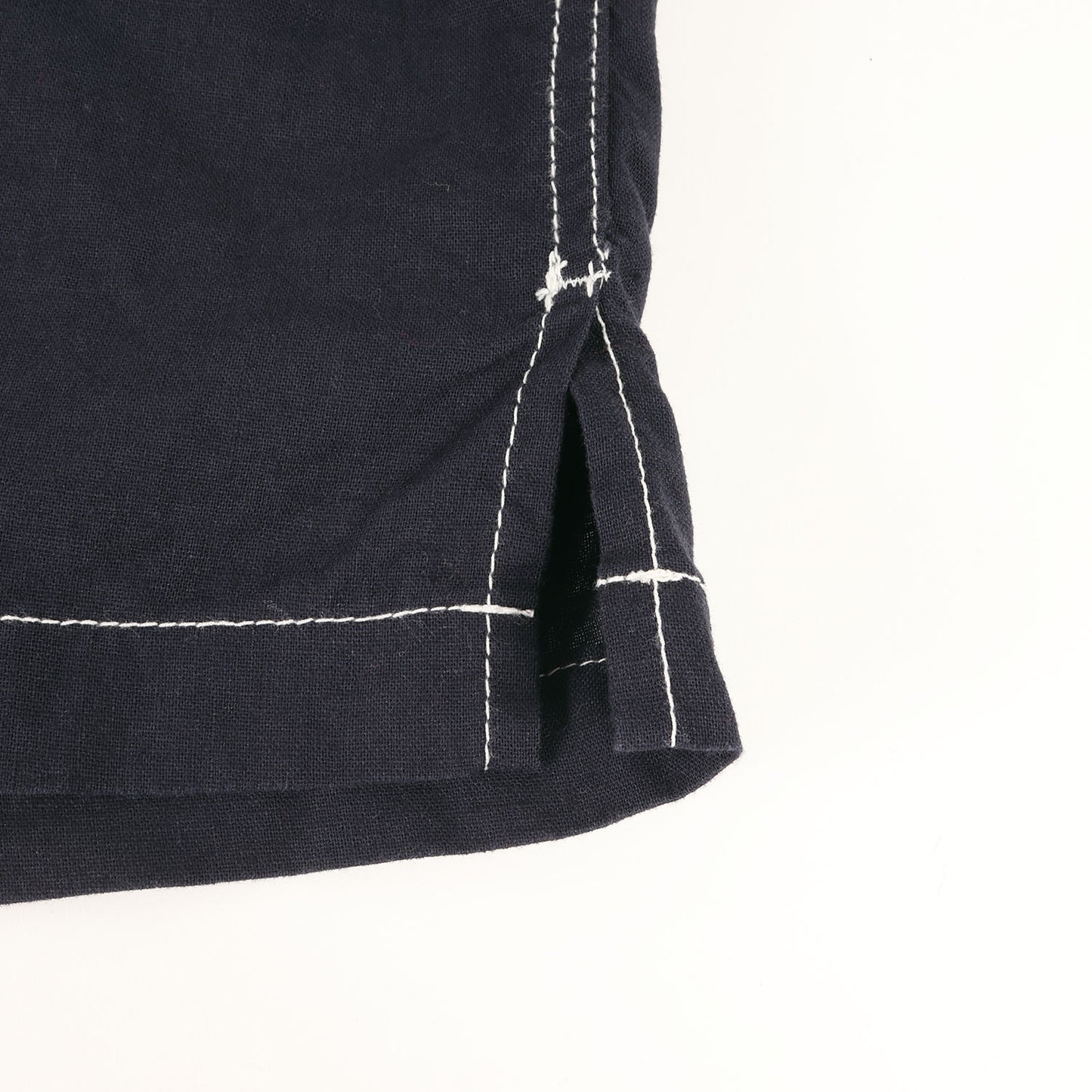 M-43タイプ リネン/コットン ミリタリー 半袖シャツ