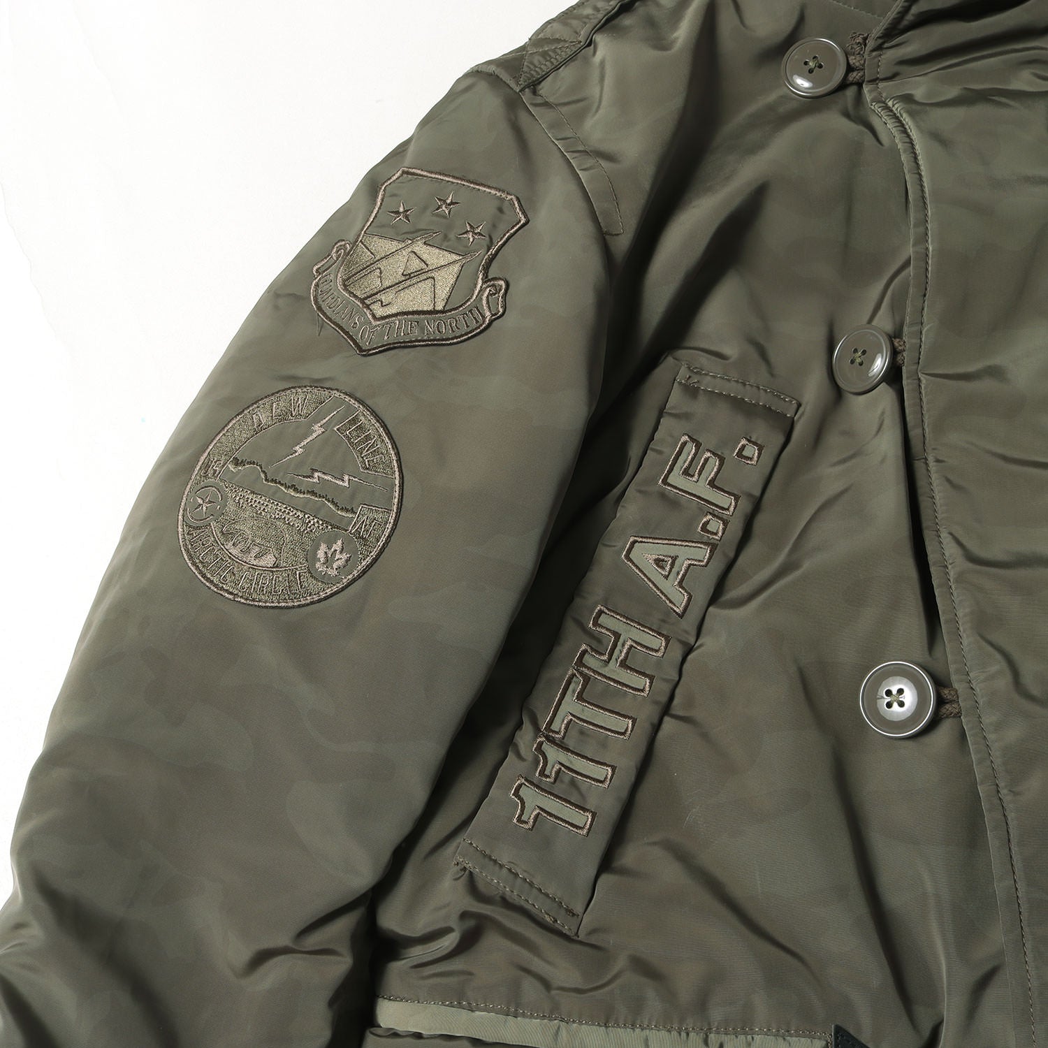 AVIREX (アヴィレックス) 純正パッチカスタム シャドーカモ N-3B