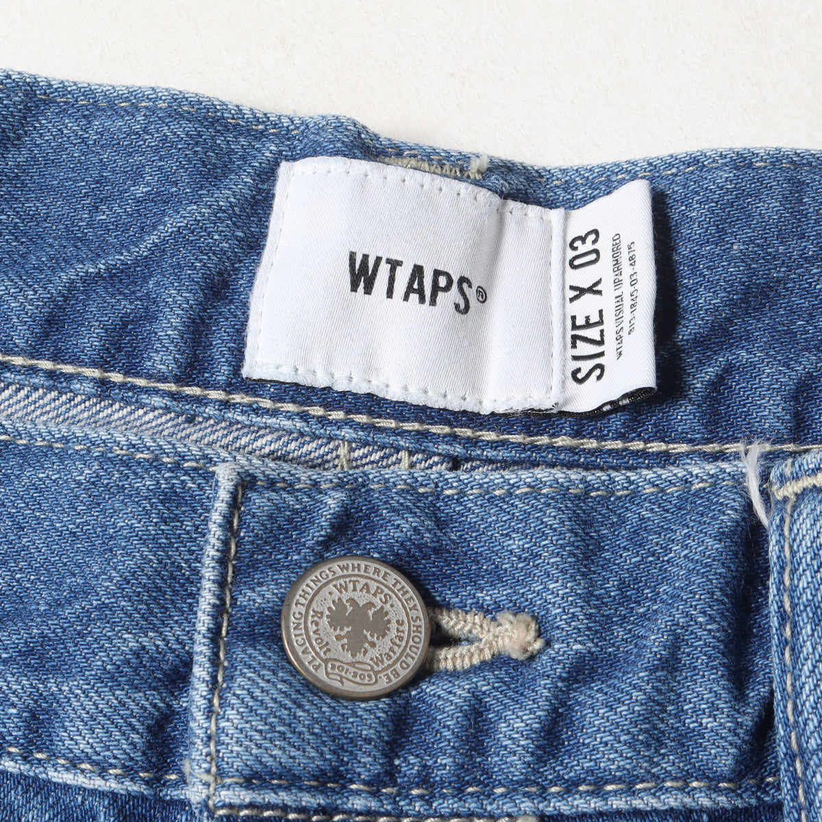 WTAPS (ダブルタップス) 22AW ヴィンテージ加工 デニムパンツ(BLUES 