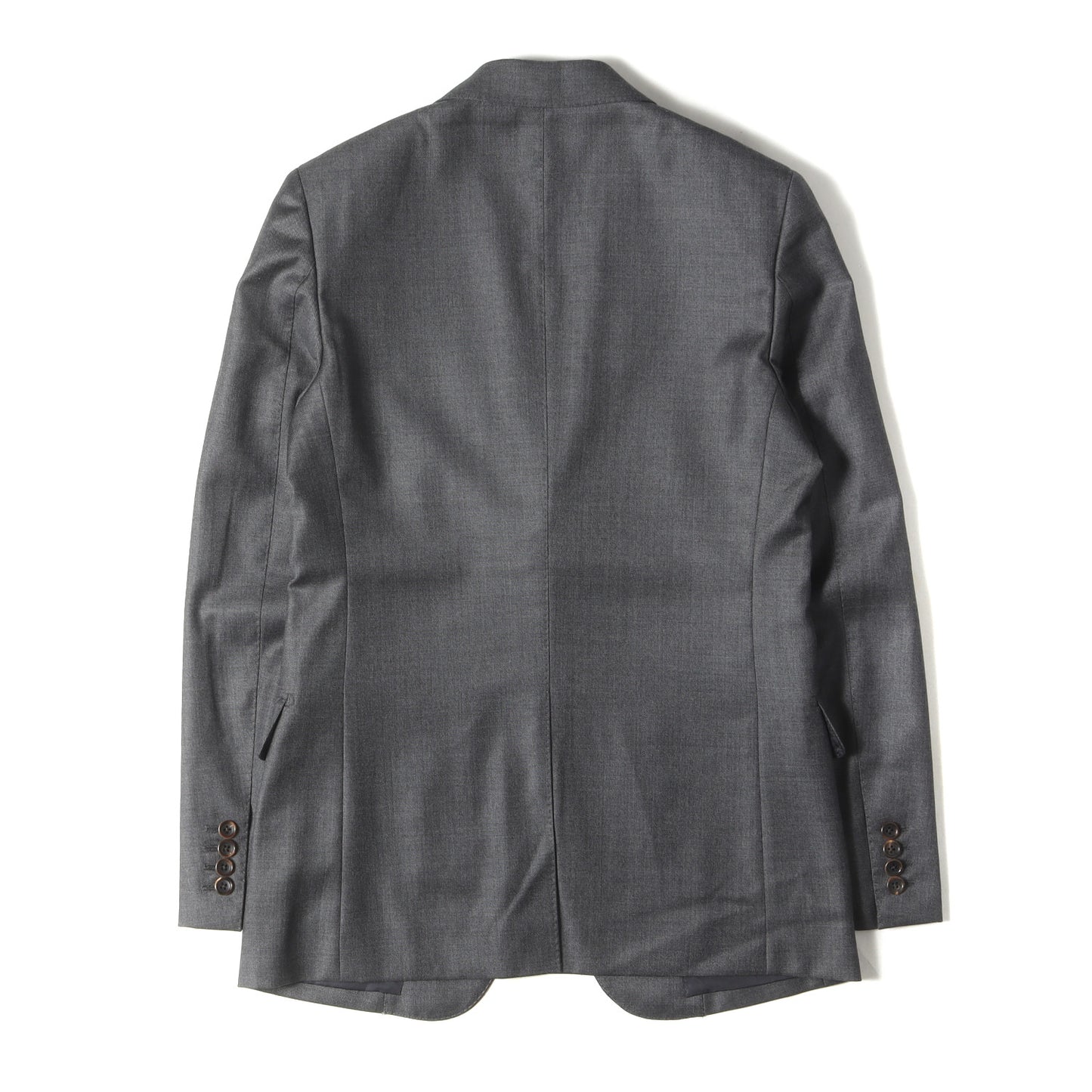 ×Ermenegildo Zegna ウール ノッチドラペル 2B テーラードジャケット