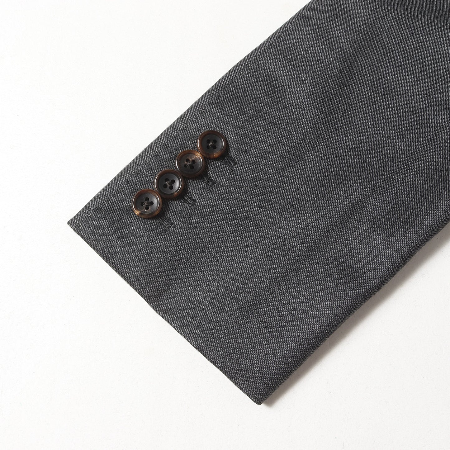 ×Ermenegildo Zegna ウール ノッチドラペル 2B テーラードジャケット