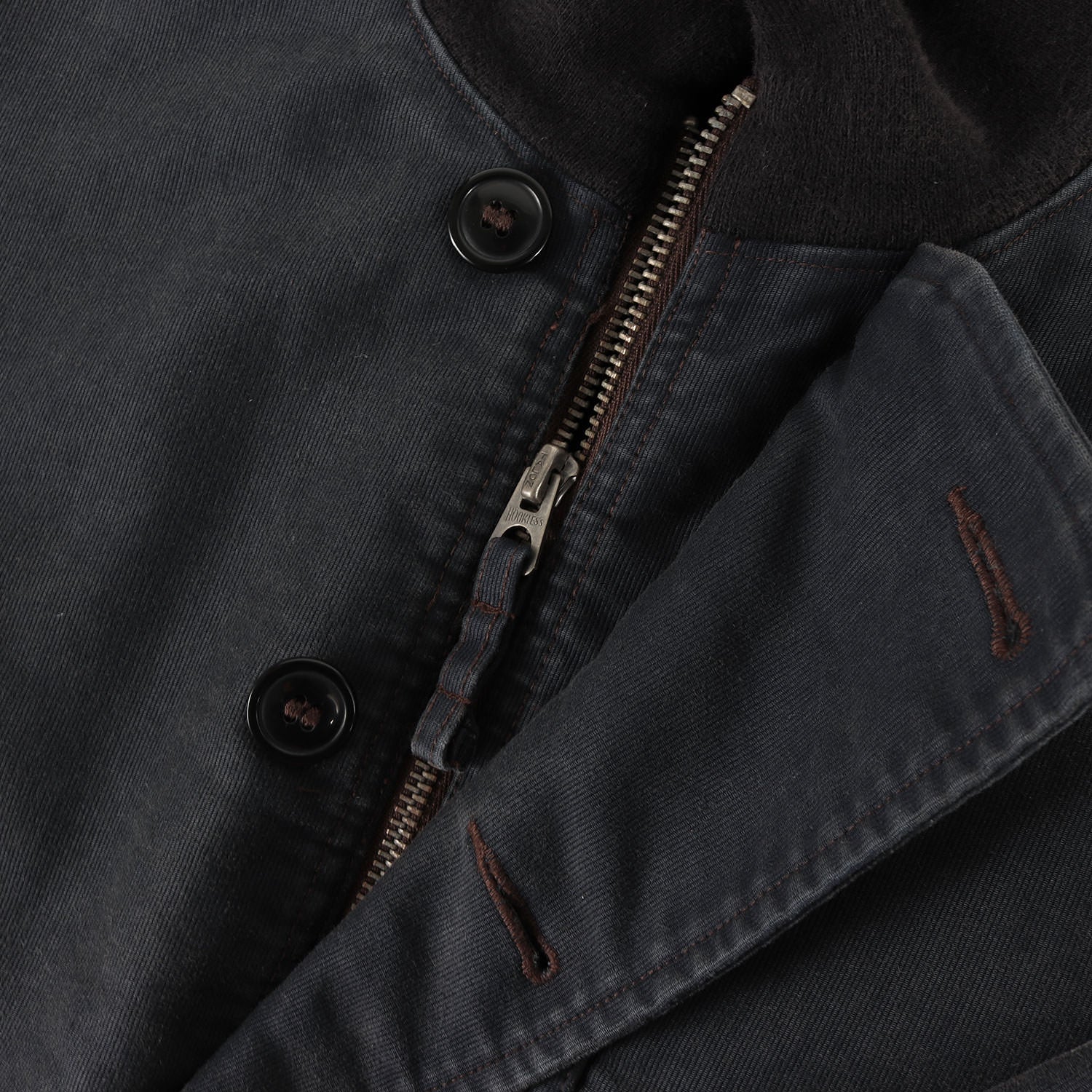 RRLダブルアールエル デッキジャケット N-1 フェード加工 ネイビー L DOUBLE RL RALPH LAUREN/ダブル アール エル ラルフ ローレン