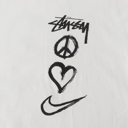 STUSSY (ステューシー) 22SS ×NIKE ラブ&ピースマーク Tシャツ(Peace 