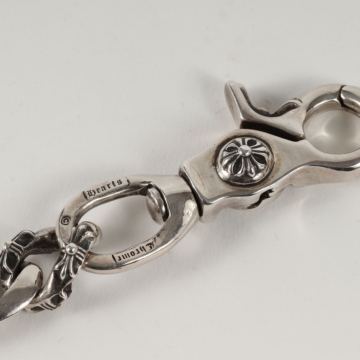 CHROME HEARTS (クロムハーツ) 2クリップ ファンシーリンク ショート 