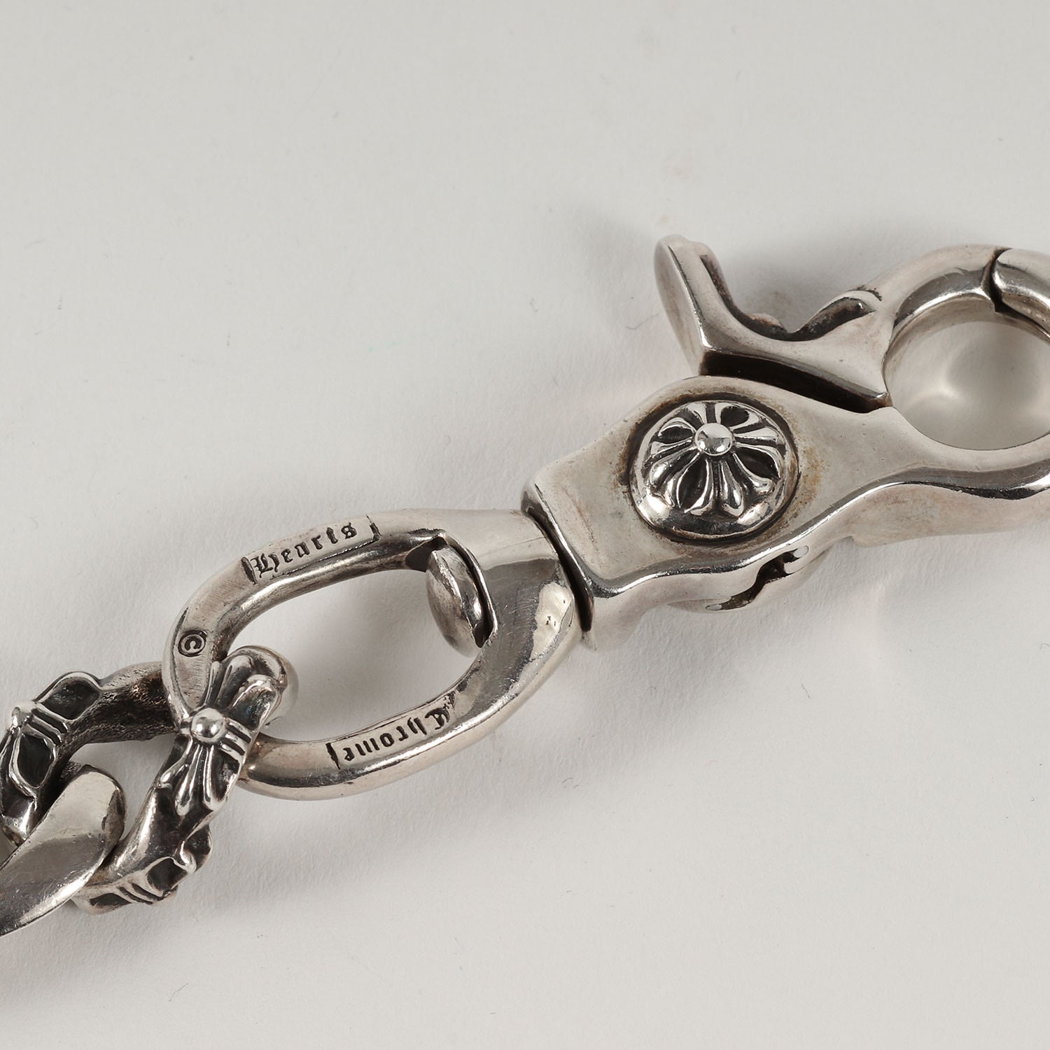 CHROME HEARTS (クロムハーツ) 2クリップ ファンシーリンク ショート  