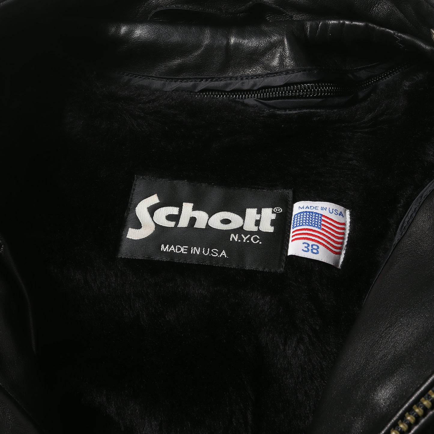Schott (ショット) Lot 141 ボアライナー付き レザー シングル 