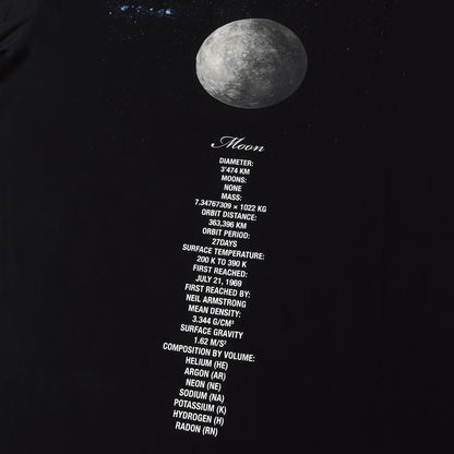 プラネット ナンバー オーバーサイズ Tシャツ(Sun Planet Number Tee)
