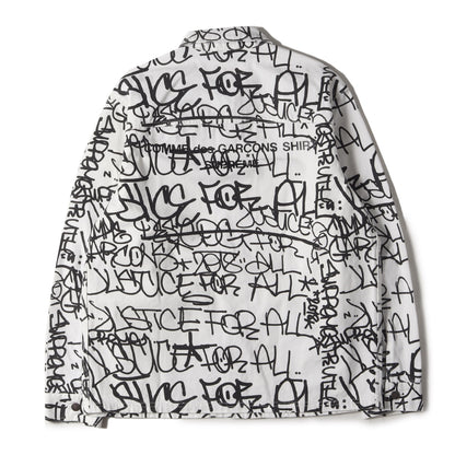 ×COMME des GARCONS SHIRTS グラフィック柄 チョアコート / カバーオール(Printed Canvas Chore Coat)