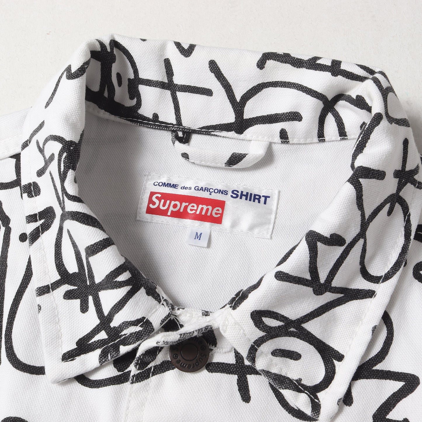 ×COMME des GARCONS SHIRTS グラフィック柄 チョアコート / カバーオール(Printed Canvas Chore Coat)