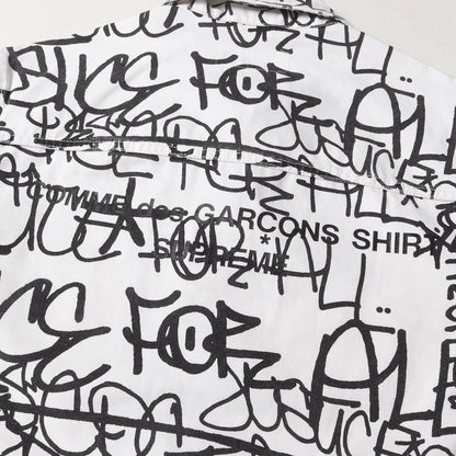 ×COMME des GARCONS SHIRTS グラフィック柄 チョアコート / カバーオール(Printed Canvas Chore Coat)