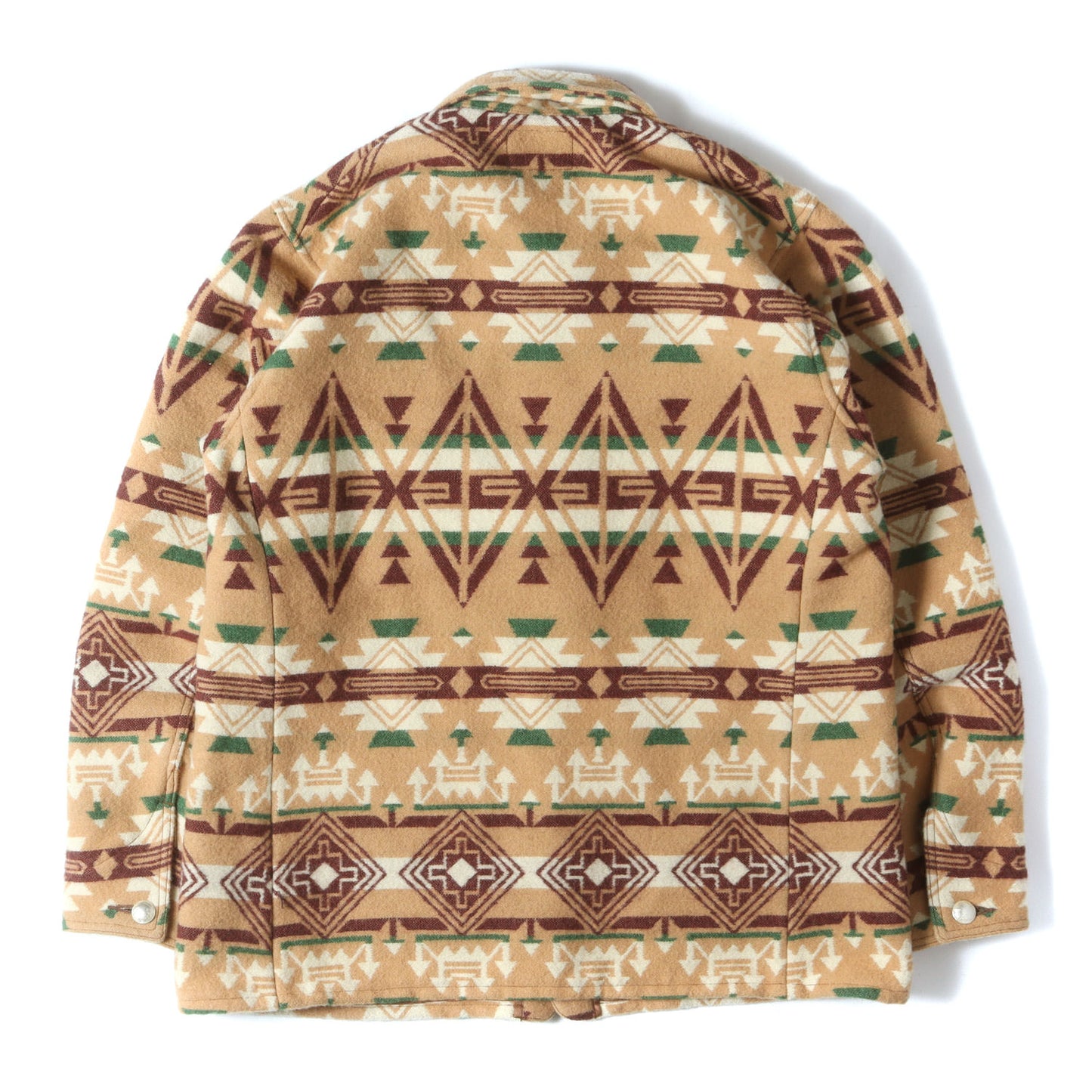 現行モデル ネイティブ柄 ウールブランケット コンチョボタン ジャケット(NATIVE AMERICAN WOOL BLANKET JACKET)