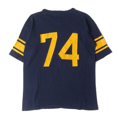 [希少 ビッグサイズ] 60s プロダクツタグ カレッジ フットボール Tシャツ(ノートルダム大学)