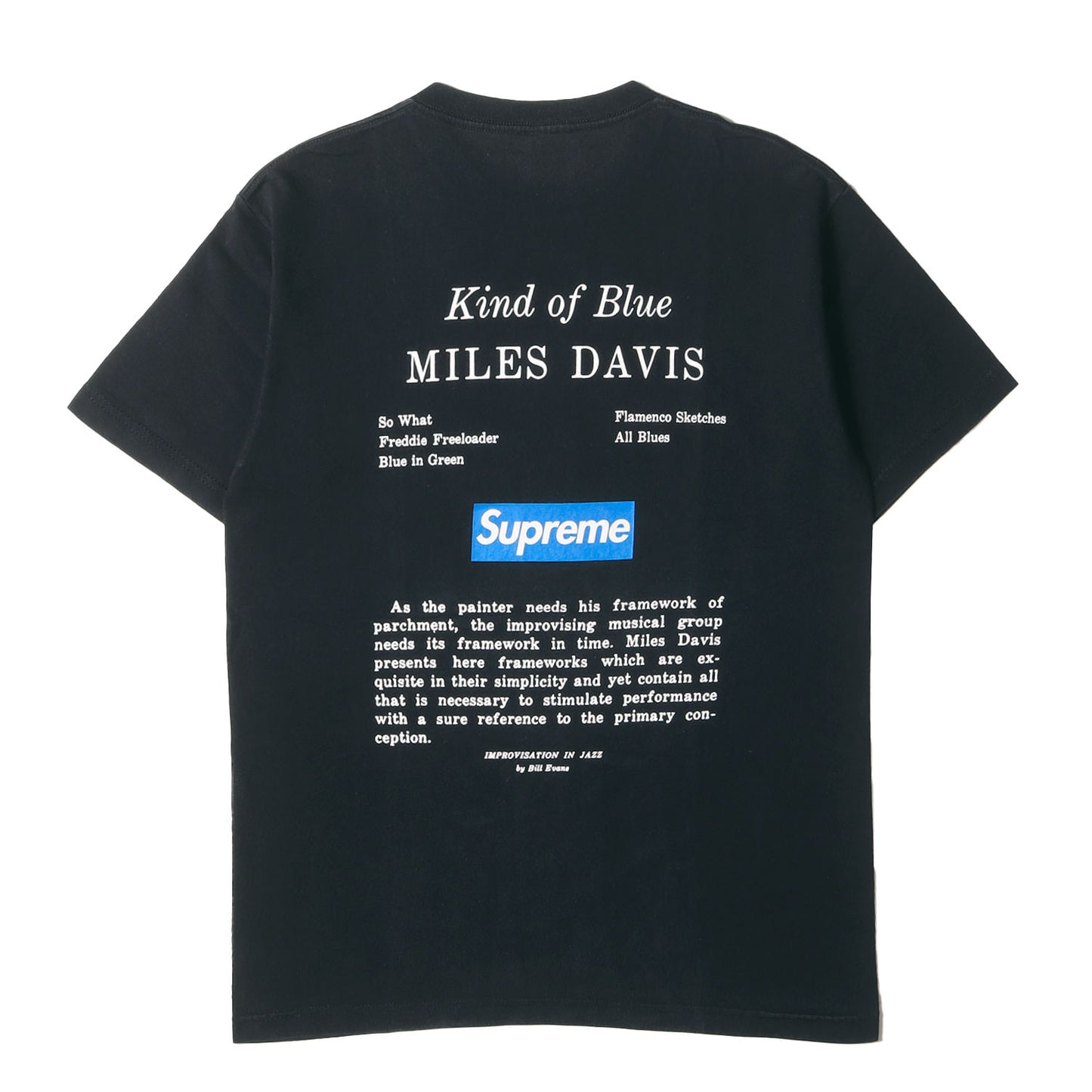 08AW ×Miles Davis BOXロゴ フォトプリント Tシャツ(Kind Of Blue Tee)