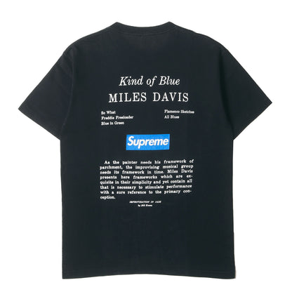 08AW ×Miles Davis BOXロゴ フォトプリント Tシャツ(Kind Of Blue Tee)