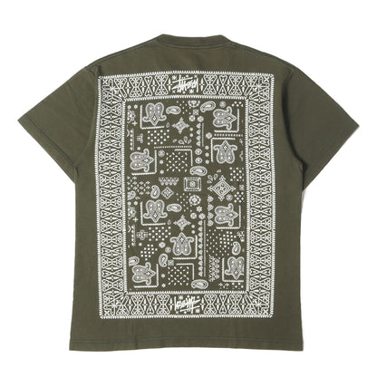 バンダナプリント クルーネック Tシャツ