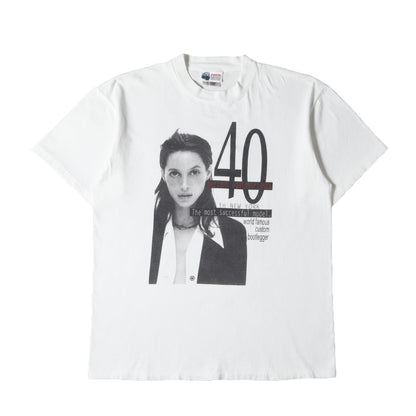 90s 初期モデル スーパーモデル フォト Tシャツ(ONEITAボディ)