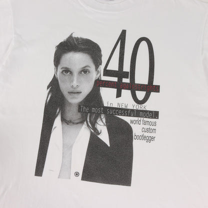 90s 初期モデル スーパーモデル フォト Tシャツ(ONEITAボディ)