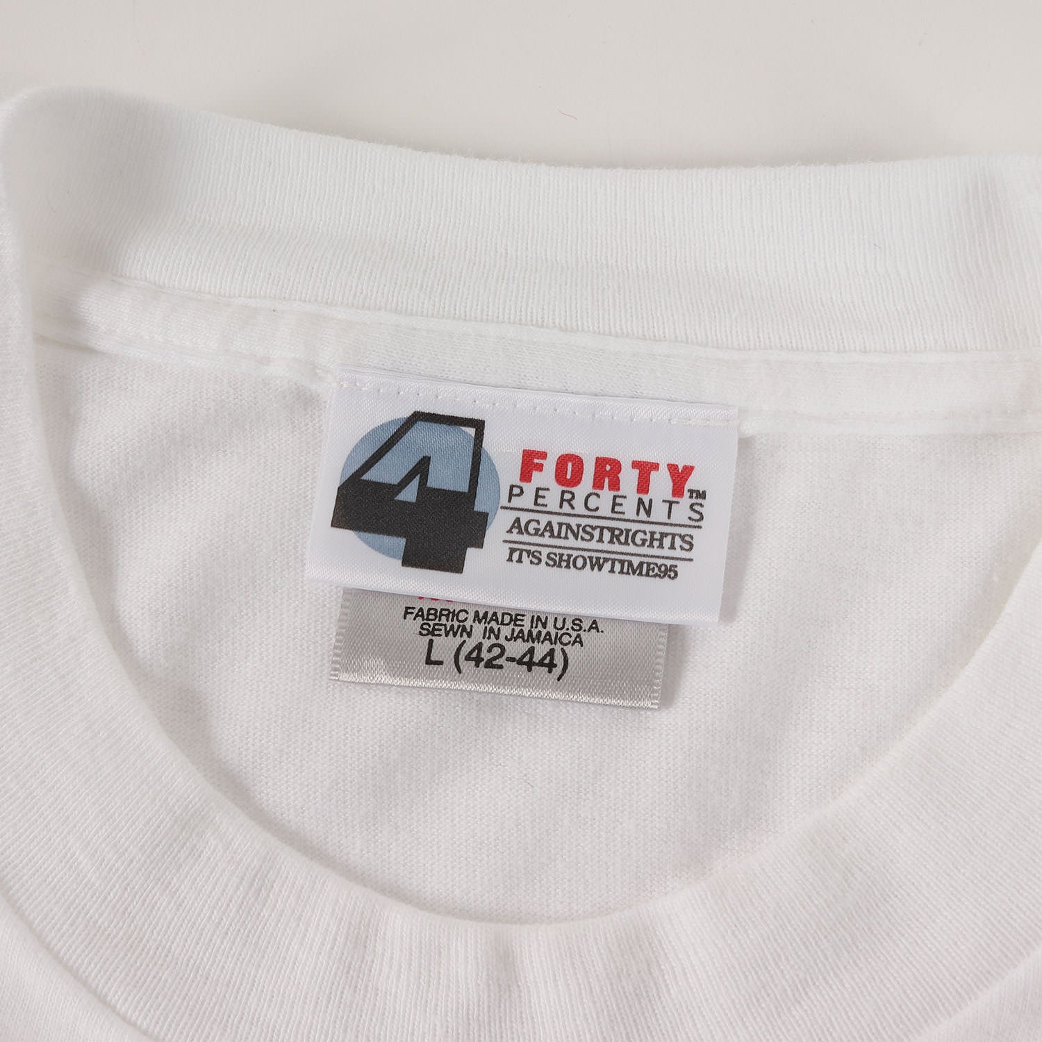 FPAR / FORTY PERCENTS AGAINST RIGHTS (フォーティーパーセント アゲインストライツ) 90s 初期モデル  スーパーモデル フォト Tシャツ(ONEITAボディ) – ブランド古着の通販・買取 | BEEGLE by Boo-Bee