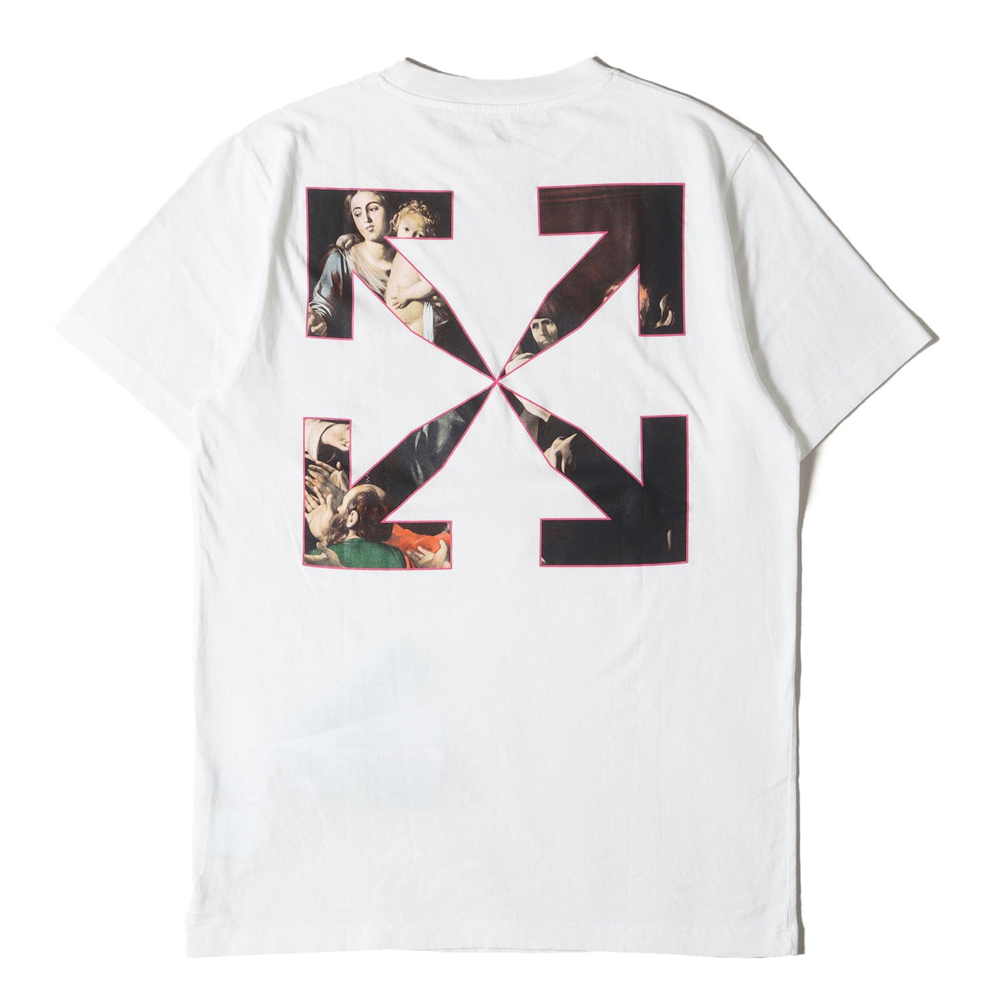 21SS スプレー 絵画グラフィック Tシャツ(SPRAYED CARAVAGGIO S/S SLIM TEE)