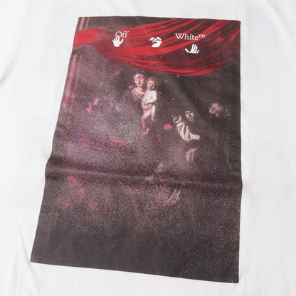 21SS スプレー 絵画グラフィック Tシャツ(SPRAYED CARAVAGGIO S/S SLIM TEE)