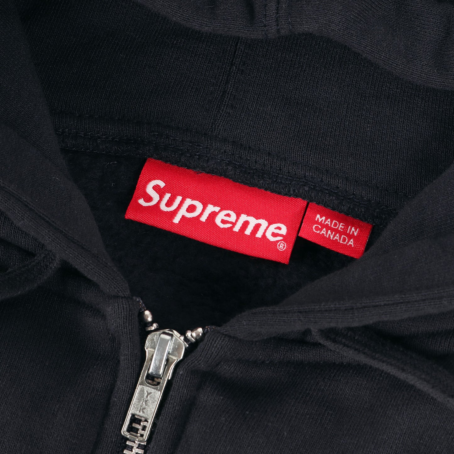 21SS スモールBOXロゴ ジップ スウェットパーカー(Small Box Zip Up Sweatshirt)