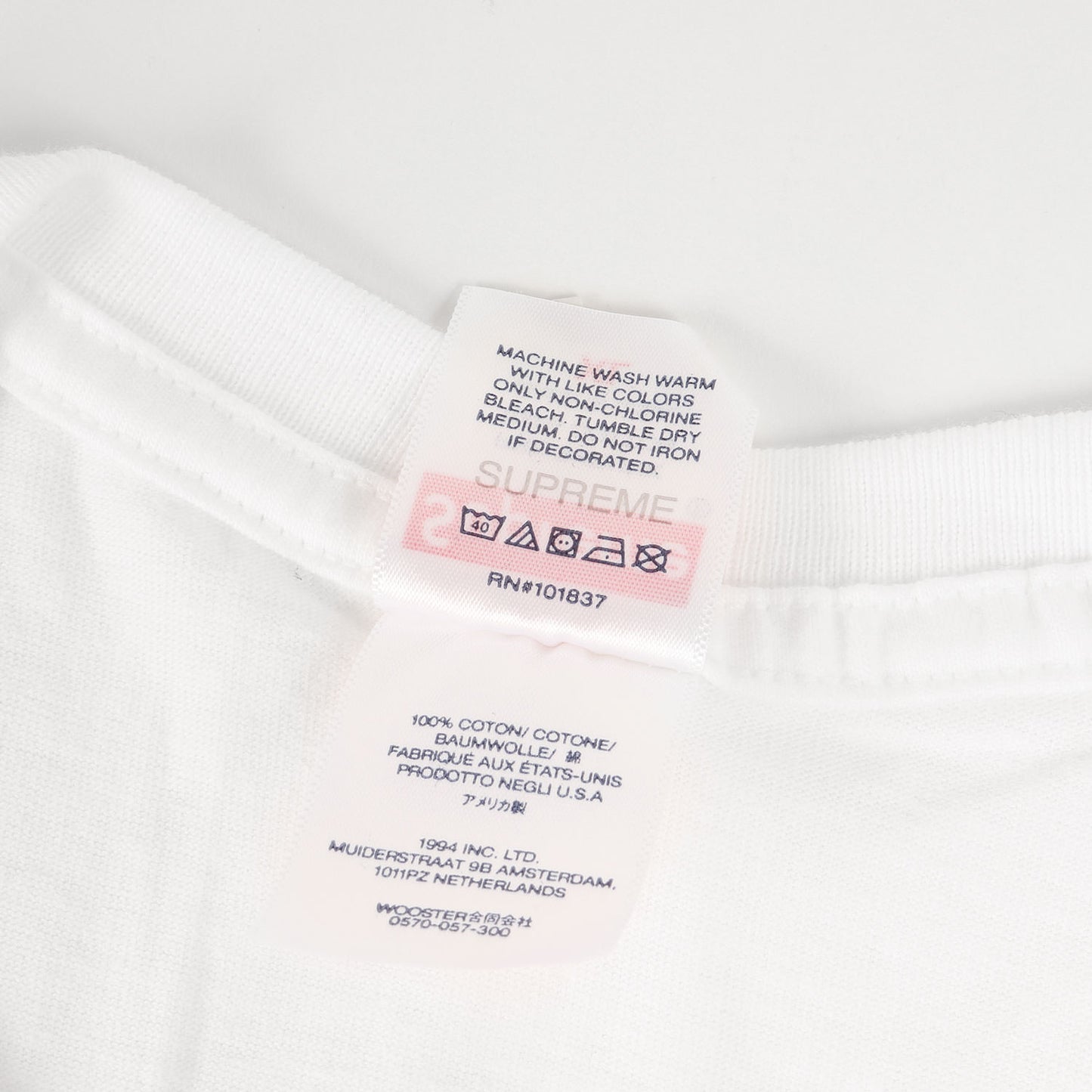 22AW Play Deadロゴ クルーネック Tシャツ(Play Dead Tee)