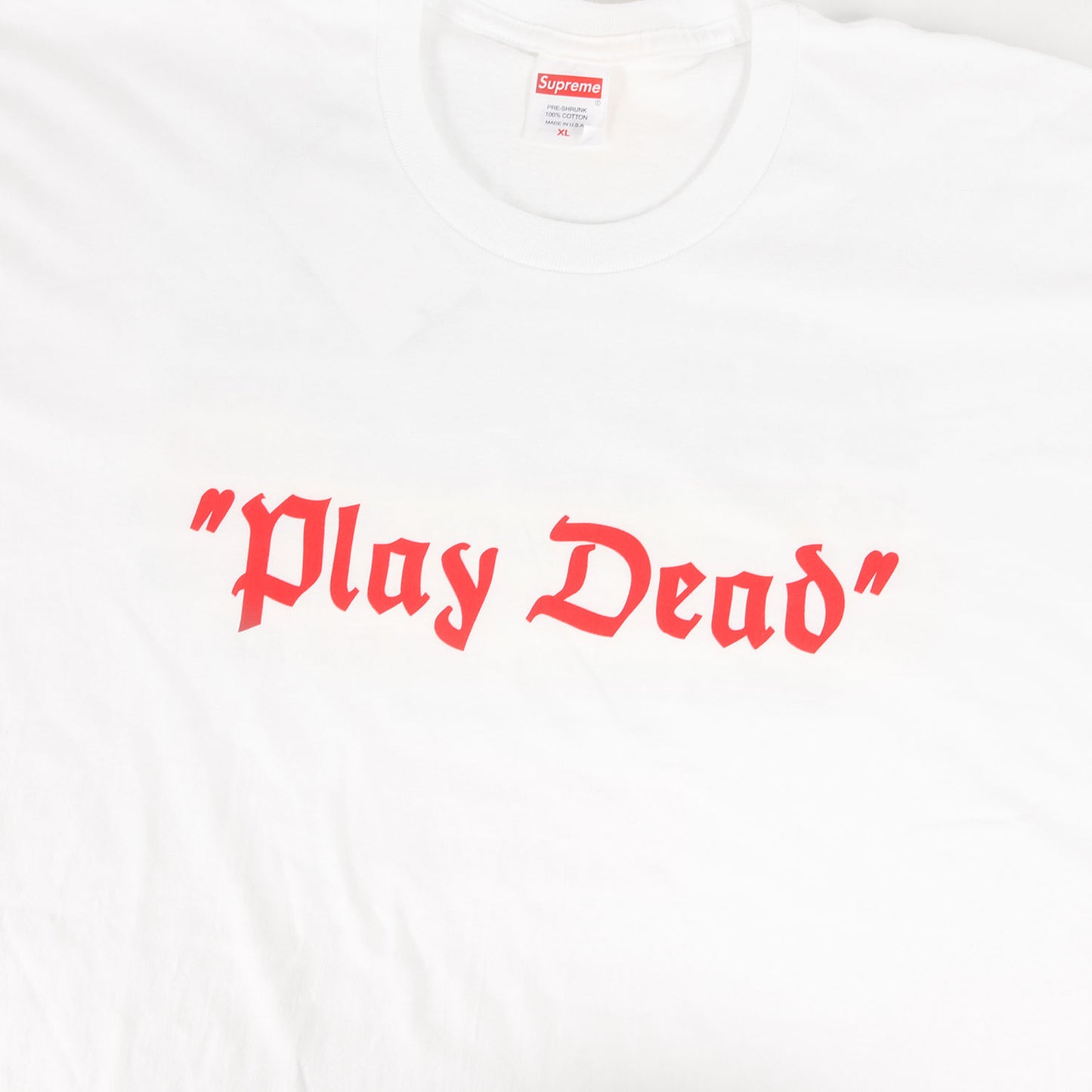 22AW Play Deadロゴ クルーネック Tシャツ(Play Dead Tee)
