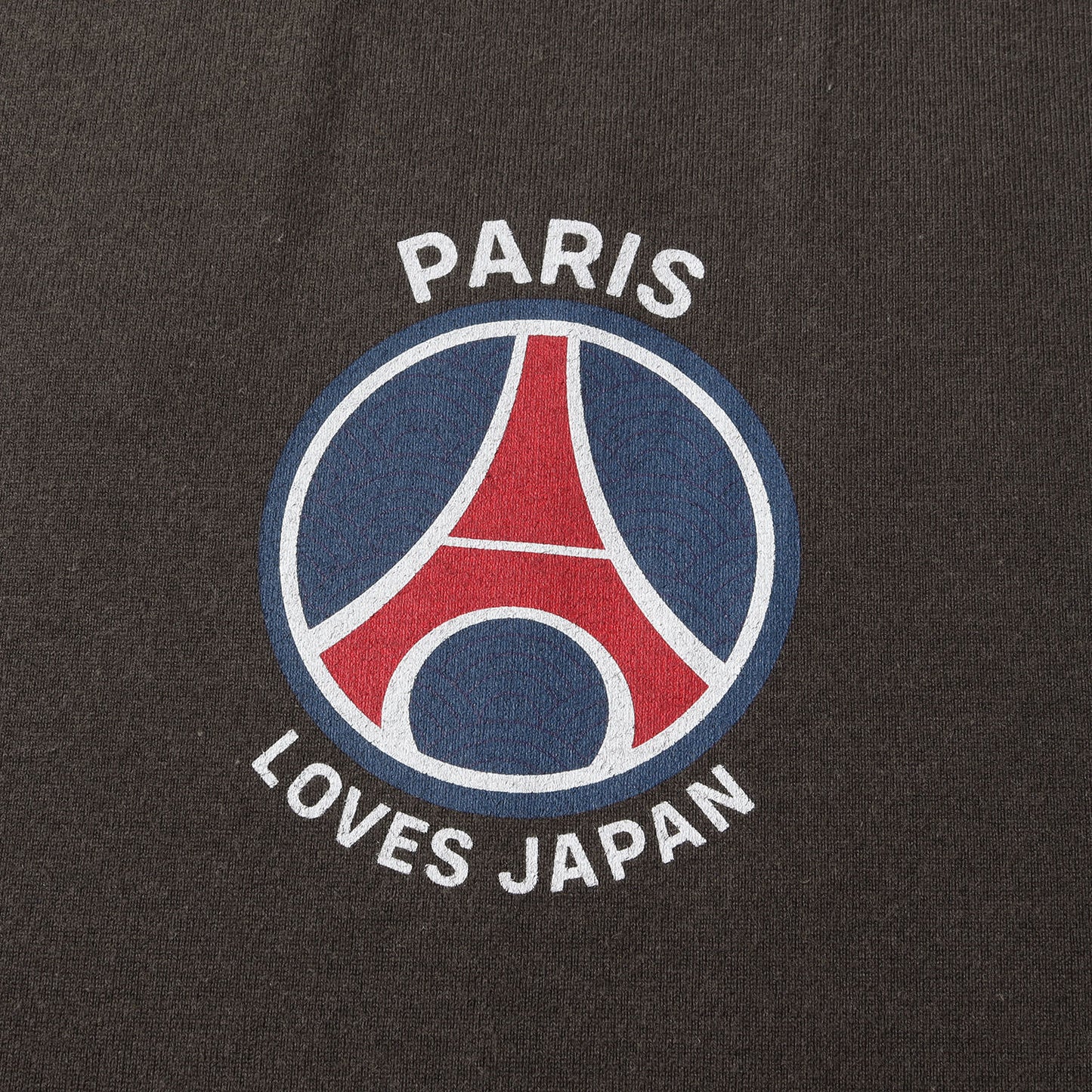 23SS フェード加工 パッチワーク転写プリント Tシャツ