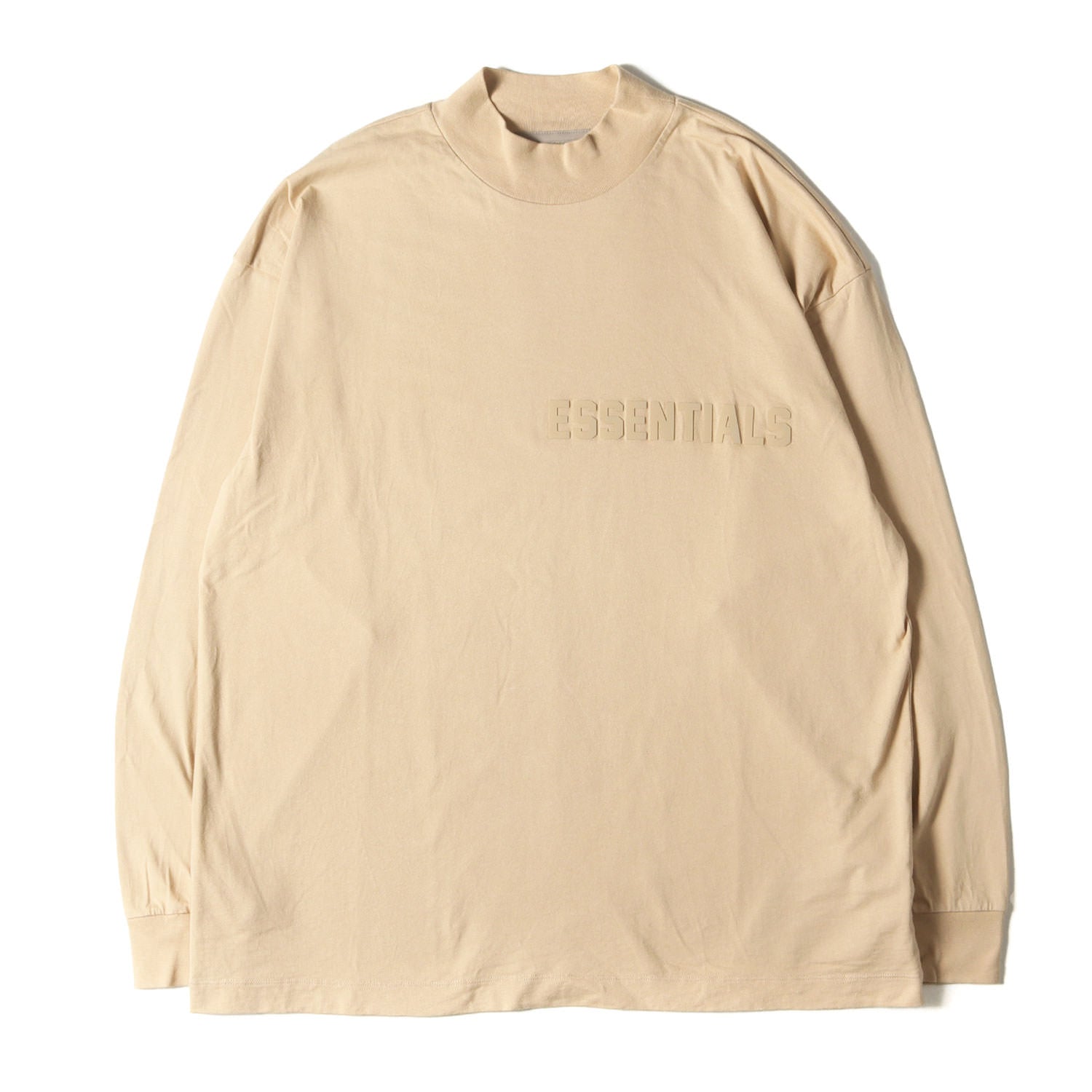 FEAR OF GOD (フィアオブゴッド) FOG ESSENTIALS モックネック ロングスリーブ Tシャツ(L/S T-shirt) -  ブランド古着の通販・買取 | BEEGLE by Boo-Bee