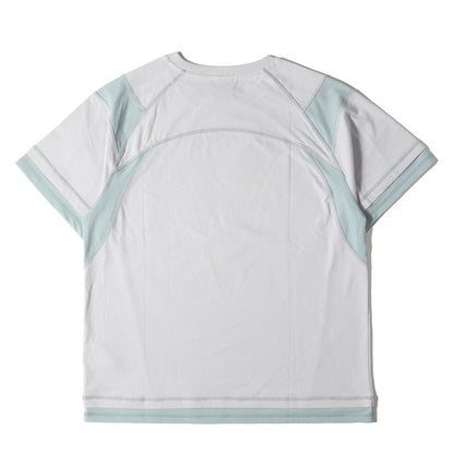 24SS メッシュコンビ ストレッチ クルーネック Tシャツ