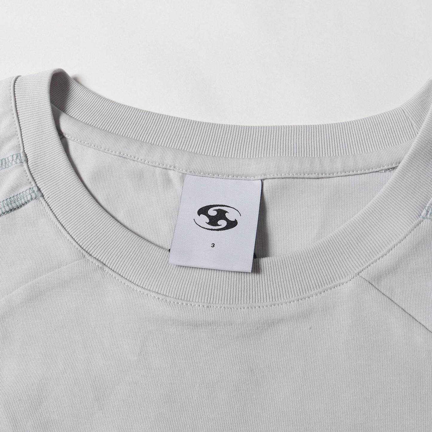 24SS メッシュコンビ ストレッチ クルーネック Tシャツ