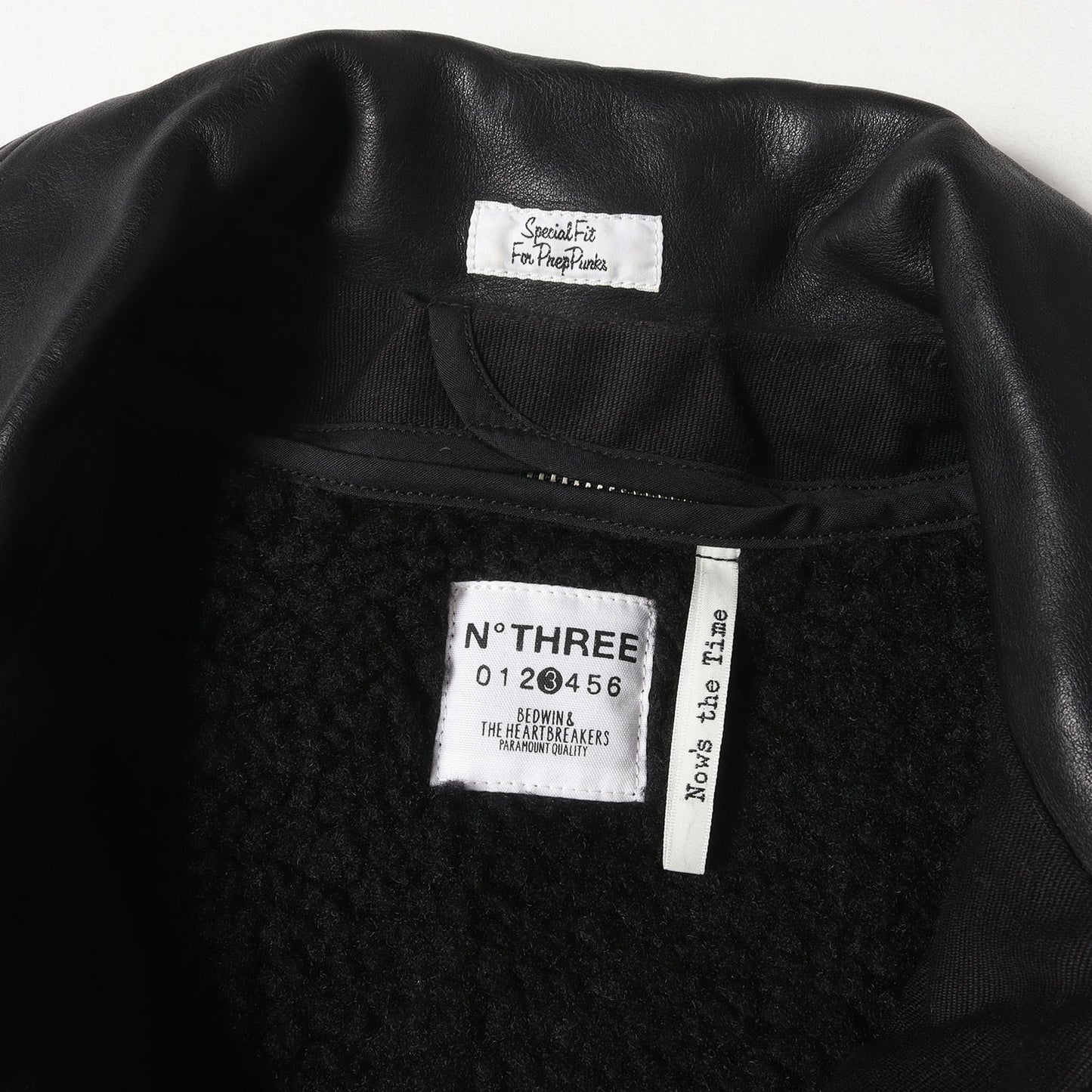 襟レザー ライナーボア付き N-1 デッキジャケット(N-1 DECK JKT ASYLUM)