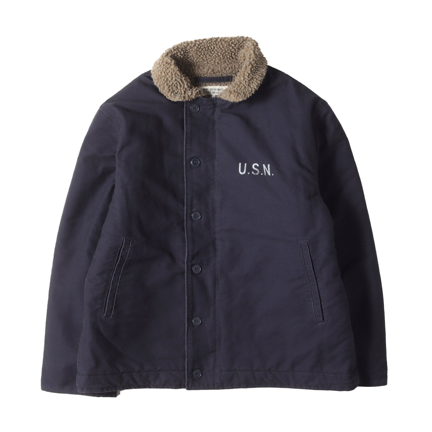 WAIPER (ワイパー) U.S.NAVY ユーズド加工 N-1 デッキジャケット – ブランド古着の通販・買取 | BEEGLE by  Boo-Bee