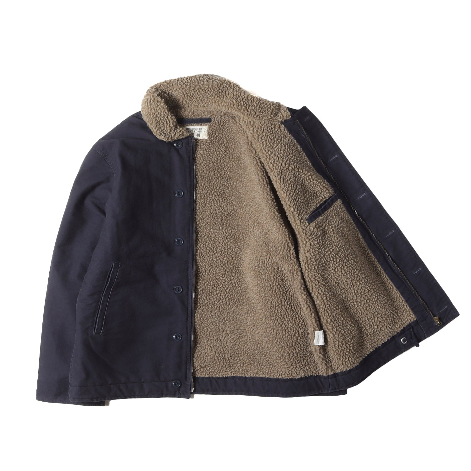 WAIPER (ワイパー) U.S.NAVY ユーズド加工 N-1 デッキジャケット - ブランド古着の通販・買取 | BEEGLE by  Boo-Bee