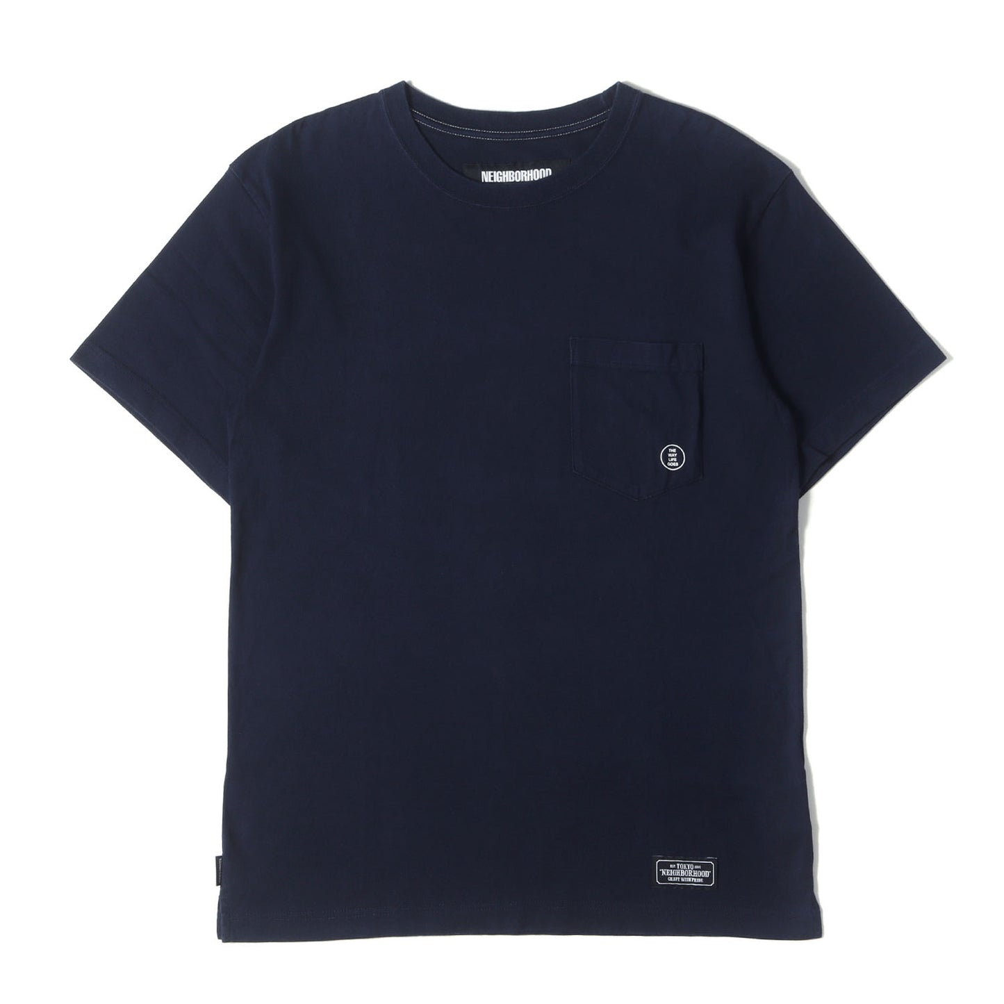 THE WAY LIFE GOESロゴ ポケット Tシャツ