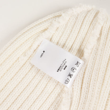 オーバーダイ加工 コットンニット ビーニー(Overdyed Beanie)