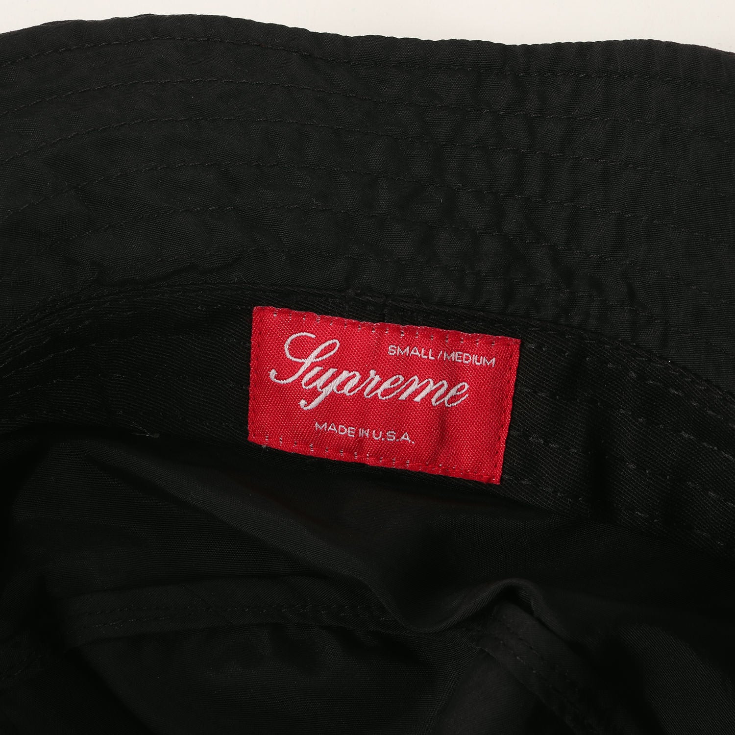 Supreme (シュプリーム) クラシックロゴ テープ クラッシャーハット 