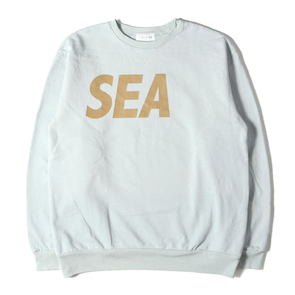 WIND AND SEA (ウィンダンシー) ブランドロゴ 前V クルーネック  