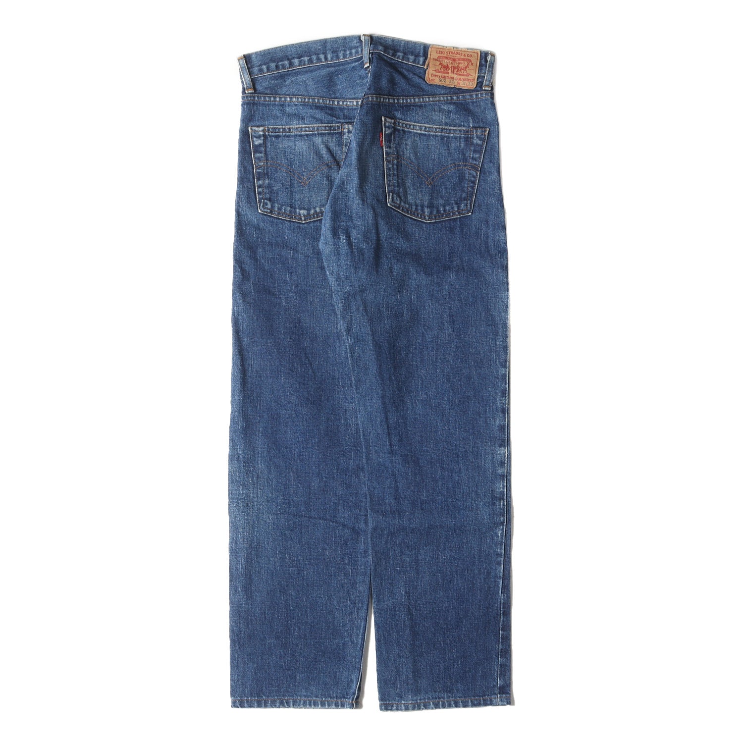 90s LEVI'S 502 XX 日本製 ジーンズ 赤耳 ビッグE 復刻 襤褸 90s LEVIS